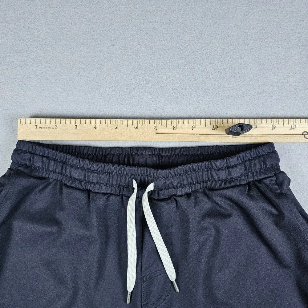 Vuori Sunday Performance Jogger Pants Mens Small Black Drawstring Pockets V416